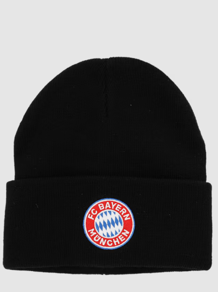 FC Bayern München - Strickmütze Logo schwarz